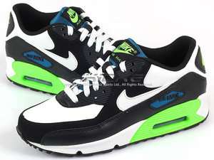 Nike Air Max 90 (GS) Black/White Electric Green 2012 Youth Running 