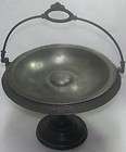 Vintage Meriden B Silverplate Company Pedestal Cake Basket/Dish w 