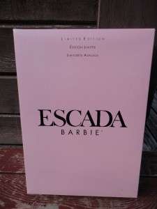 1996 ESCADA Limited Edition Barbie Doll w Box  
