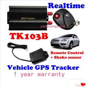 High Quality Vehicle Car GPS Tracker+Control+Shake Sensor+Siren 103B 