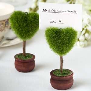 200 Heart Topiary Wedding Event Place Card Holders  