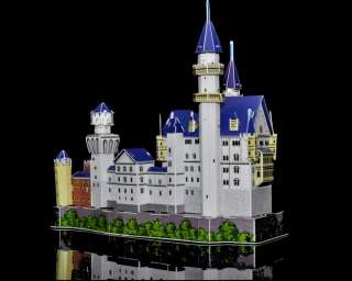3D Puzzle Set Europa Neuschwanstein Schloss (Deutschland), Parthenon 