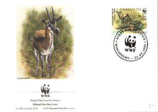 WWF FDC gazella spekei  