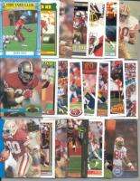 87 Different Jerry Rice cards/lot 89s 05s SF/OAK/DEN  
