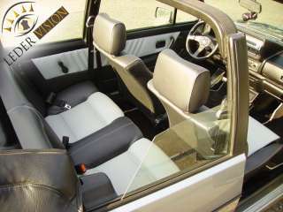VW Golf 1 Cabrio 4x Türverkleidungen Lederausstattung Ledersitze 