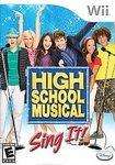 High School Musical Sing It (Wii, 2007) USED *Game Only 