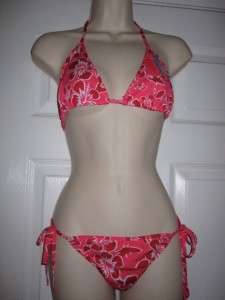 Brazilian Cut Bathing Suit Swimsuit String Bikini Pink  