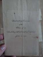 Antique Boothbay Harbor Maine Scrapbook 1892 to 1898 Ephemera GAR 