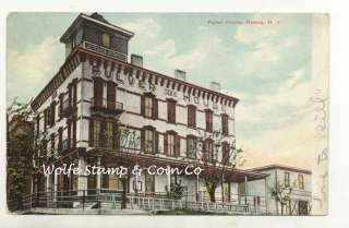 1907 German Made View Pulver House Ravena NY Kerhonkson NY cancel 