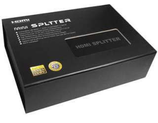 HDMI Splitter 1x2 Supports 1 In / 2 Out 1080p v1.3  