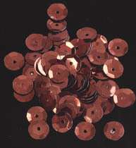 New 100 + pieces brown 10mm Cup sequins S283  