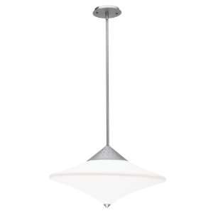  Access Lighting Haley Pendant in Brushed Steel
