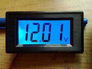 Digital Voltmeter, 12V D.C. Battery Monitor Panel Meter  