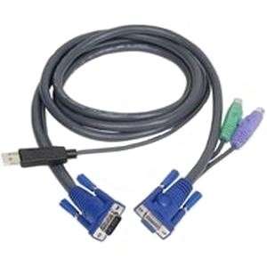  Aten PS/2 KVM Cable. 10FT PS2 TO USB INTELLIGENT KVM CABLE 