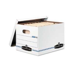  Bankers Box Store/File Box with Lid and Handle, Letter and 