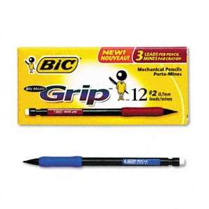  Bic Matic Grip Pencil   HB #2, 0.70 mm, BLK/BE/GN/PE/RD 