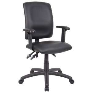   LEATHERPLUS TASK CHAIR W/ ADJUSTABLE ARMS   Delivered