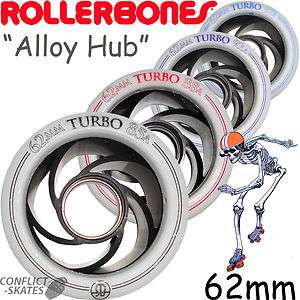   Roller Derby Aluminium Turbo Wheels x8 Alloy Core 85a, 88a, 92a, 97a