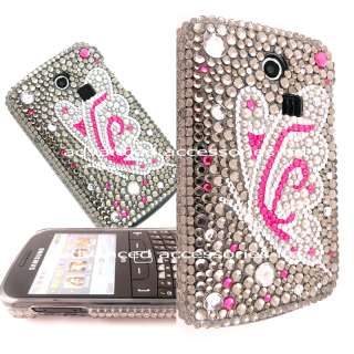DIAMOND BLING CASE CRYSTAL COVER FOR SAMSUNG CHAT S3350  