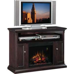 Classic Flame Cannes Electric Fireplace Insert & Home Theater Mantel 