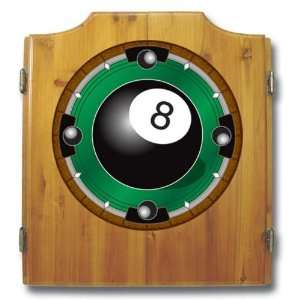  8 Ball Dart Cabinet includes Darts and Board Electronics