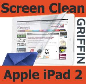 NEW GRIFFIN SCREEN CARE PROTECTOR KIT FOR APPLE iPAD 2  