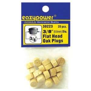 Eazypower Corporation 39437 3/8 Oak Flat Head Plug