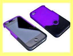 Brand New iFrogz Luxe Original Black Purple Case iPhone4 4S AT&T 