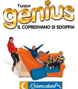 COPPIA COPRICUSCINO SINGOLO GENIUS VARI COLORI  