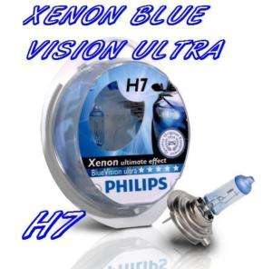   2 AMPOULES PHILIPS H7 BLUE ULTRA XENON EFFECT 206 206SW