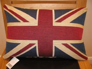 Union Jack Tapestry Cushion British United Kingdom Flag  