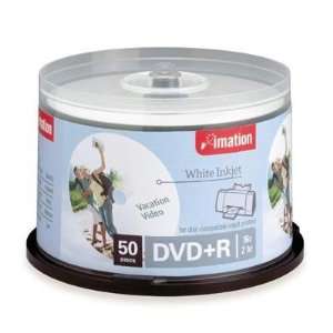    Selected 16x DVD+R 50pk White Print By Imation Electronics