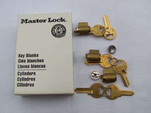new MASTER lock cylinders with 6 key BLANK M 1  