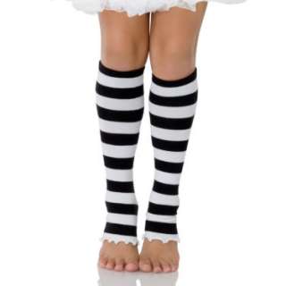 Halloween Costumes Striped (Black/White) Child Leg Warmers