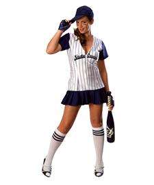 Nasty Curves Costume  Sexy Baseball Player Costume for Adults