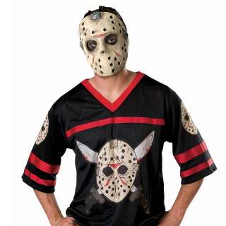 Friday the 13th Jason Hockey Jersey with Mask Adult   Friday the 