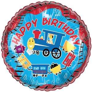   Choo Choo Train Mylar/Foil Balloon, Kids Birthday Party Toys & Games