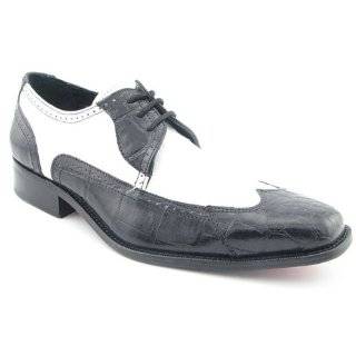  Giorgio Venturi 5711 Black White Mens Dress Shoes Shoes