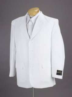  New Mens Four Button Single Breasted White Business Dress 
