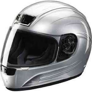 Z1R Phantom Warrior Motorcycle Helmet / Adult / Silver / Small / PT 