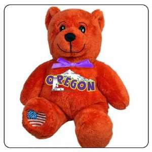  Oregon Symbolz Plush Red Bear Stuffed Animal Toys & Games