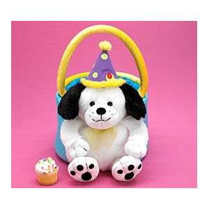  Musical Puppy Dog Plush Easter Basket 