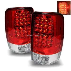  00 06 Chevy Tahoe LED Tail Lights   Red Clear Automotive