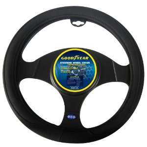  Goodyear GY SWC315 Black Steering Wheel Cover Automotive