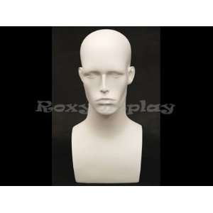  (MD EraW2) Roxy Display Matte White Male Mannequin Head 