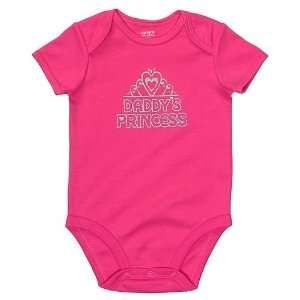  Carters Baby Bodysuit, Baby Girls Pink Daddys Princess 