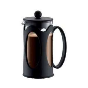  New Kenya 3 Cup Coffee Press   0.35 l   12 oz.   Black 