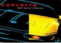 1992 Corvette C4 Parts Manual and Owners Manual on CD++  