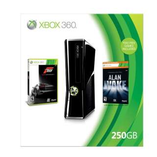 New Xbox 360 250GB Super Bundle with Kinect + 4 Games 