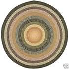 braided polypropylene country living area rug 8 round 